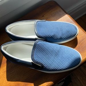 Blue textured Jimmy Choo Sneakers